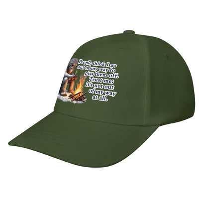 Sasquatch, Bigfoot, "Some people think..", Baseball Cap – 8 Colors