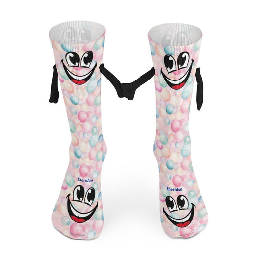 Magnetic Holding Hands Funny Socks – PERSONALIZE FREE