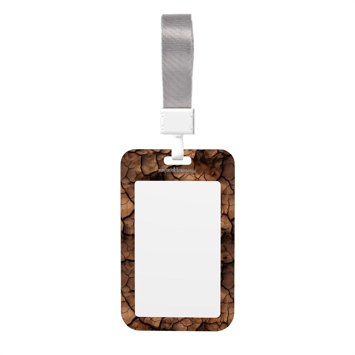 Cowboy Bigfoot Sasquatch, Durable Double Sided Badge Holder