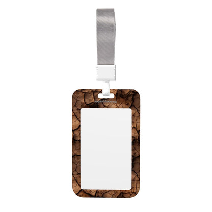 Cowboy Bigfoot Sasquatch, Durable Double Sided Badge Holder