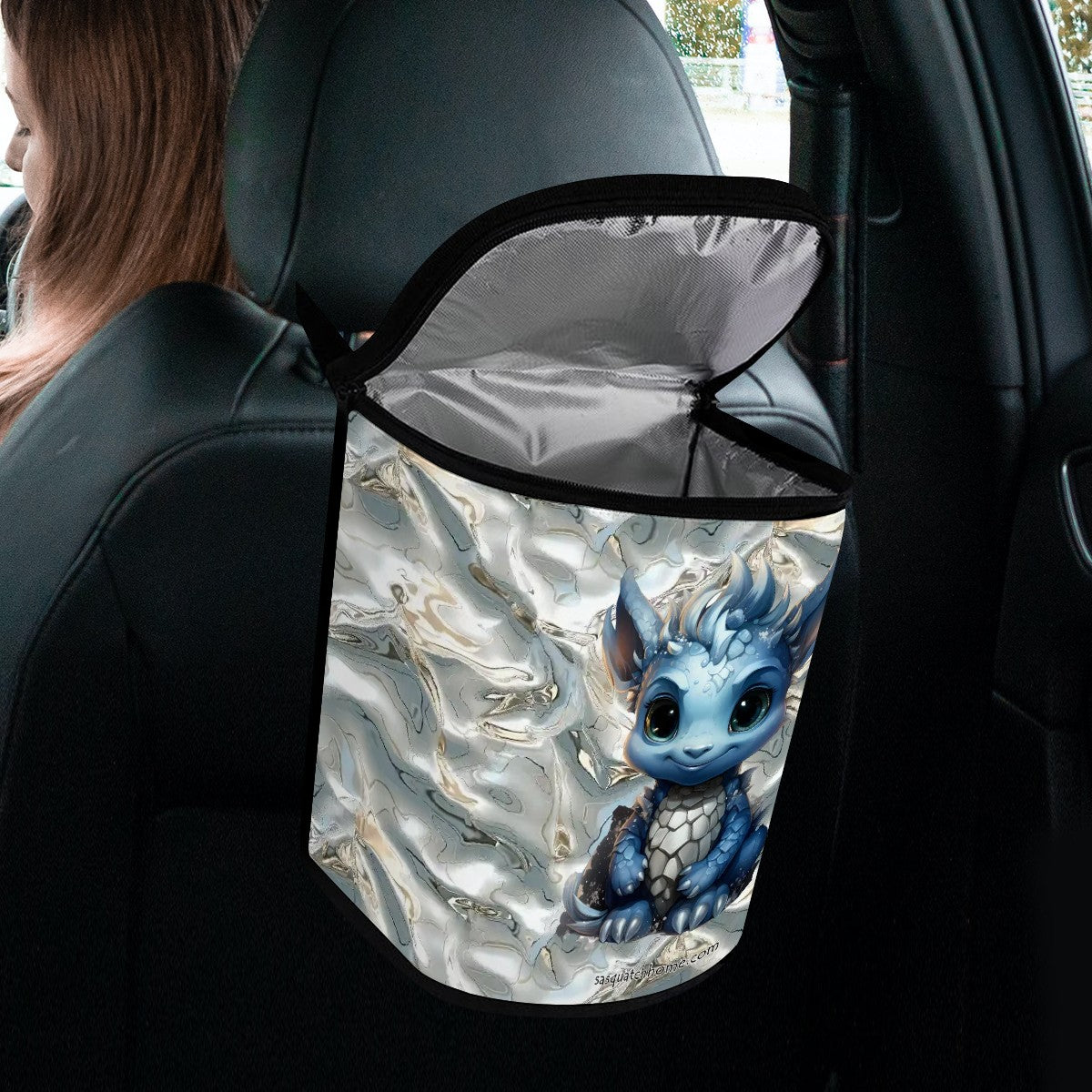 Baby Dragon, Bucket-Shaped Car Trash Bag