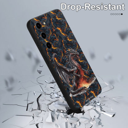 Dragon Fire, Samsung S23 Series TPU Cell Phone Case