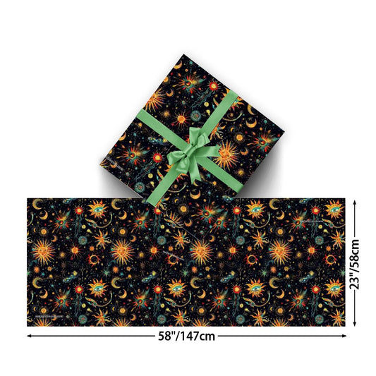 Astrology, 3 Pack Gift Wrapping Paper Sheets