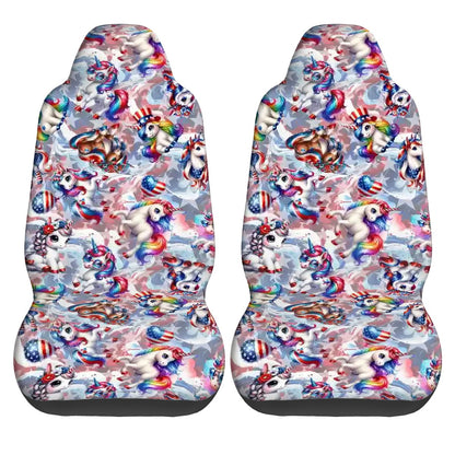 8 Patriot Designs, Set of 2 Front Auto Seat Cover