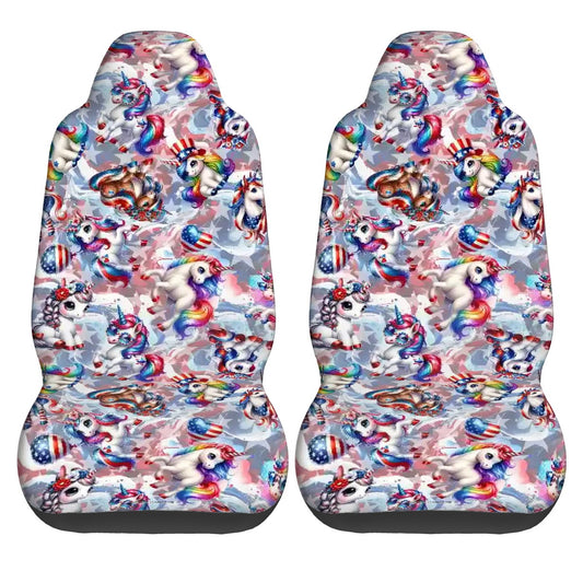 8 Patriot Designs, Set of 2 Front Auto Seat Cover