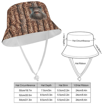 Red Neck Bigfoot / Sasquatch, Kid’s Bucket Hat