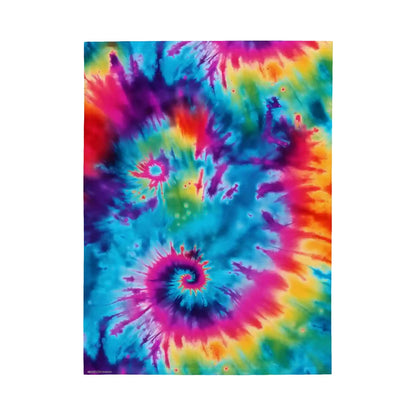 Tie Dye Design Soft Polyester Baby Blanket, Swaddle Blanket, Receiving Blanket