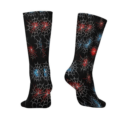 Colorful Spider Webs, Children’s Polyester Socks