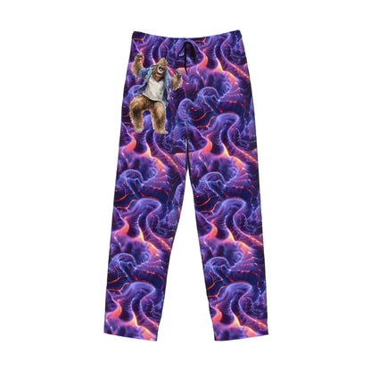 Dancing Bigfoot / Sasquatch, Men’s Polyester, Drawstring, Pajama Pants