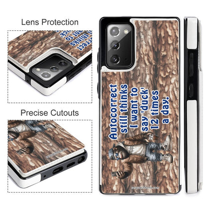 Bigfoot, Sasquatch, "My Spell Check..." Samsung Note20 Flip Phone Case