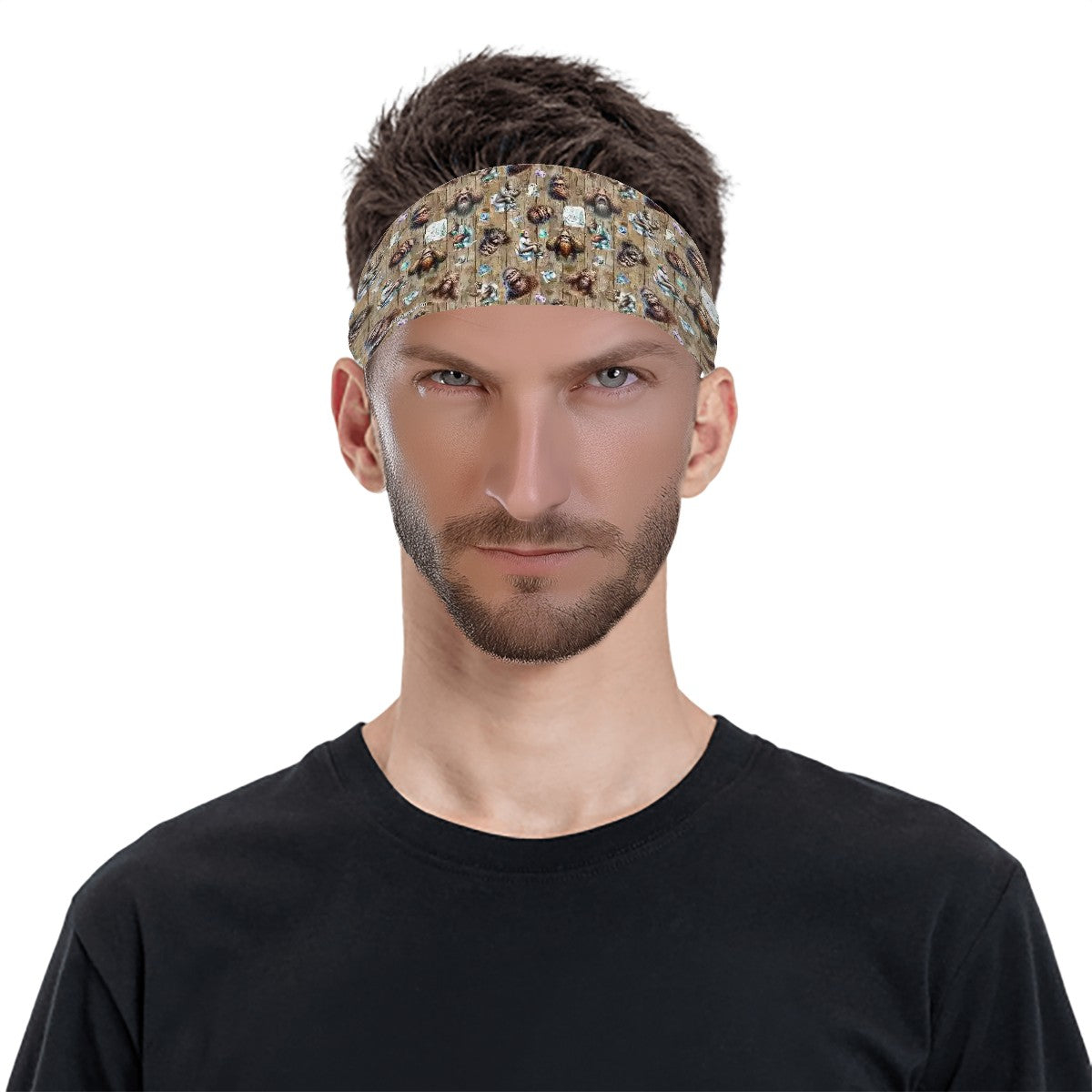 Sports Headband Sweatband - Bigfoot, Sasquatch, Headband, Sweat band, Yowie, Skunk Ape,