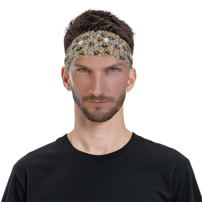 Sports Headband Sweatband - Bigfoot, Sasquatch, Headband, Sweat band, Yowie, Skunk Ape,