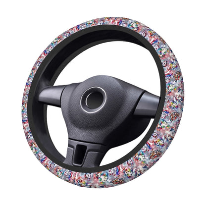 8 Patriot Designs, Rugged Auto Steering Wheel Cover - 15"