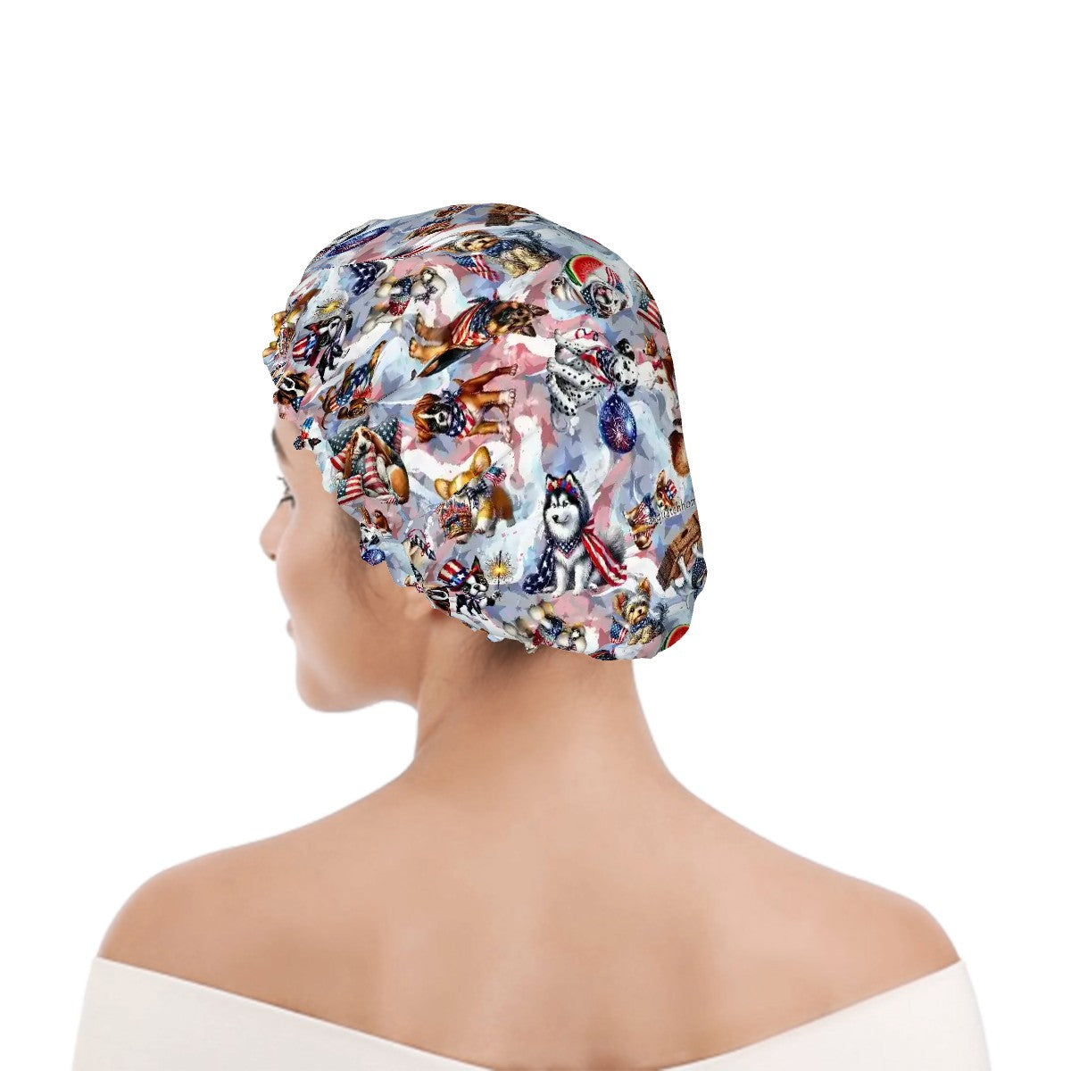 8 Patriot Designs, Reusable Shower Cap