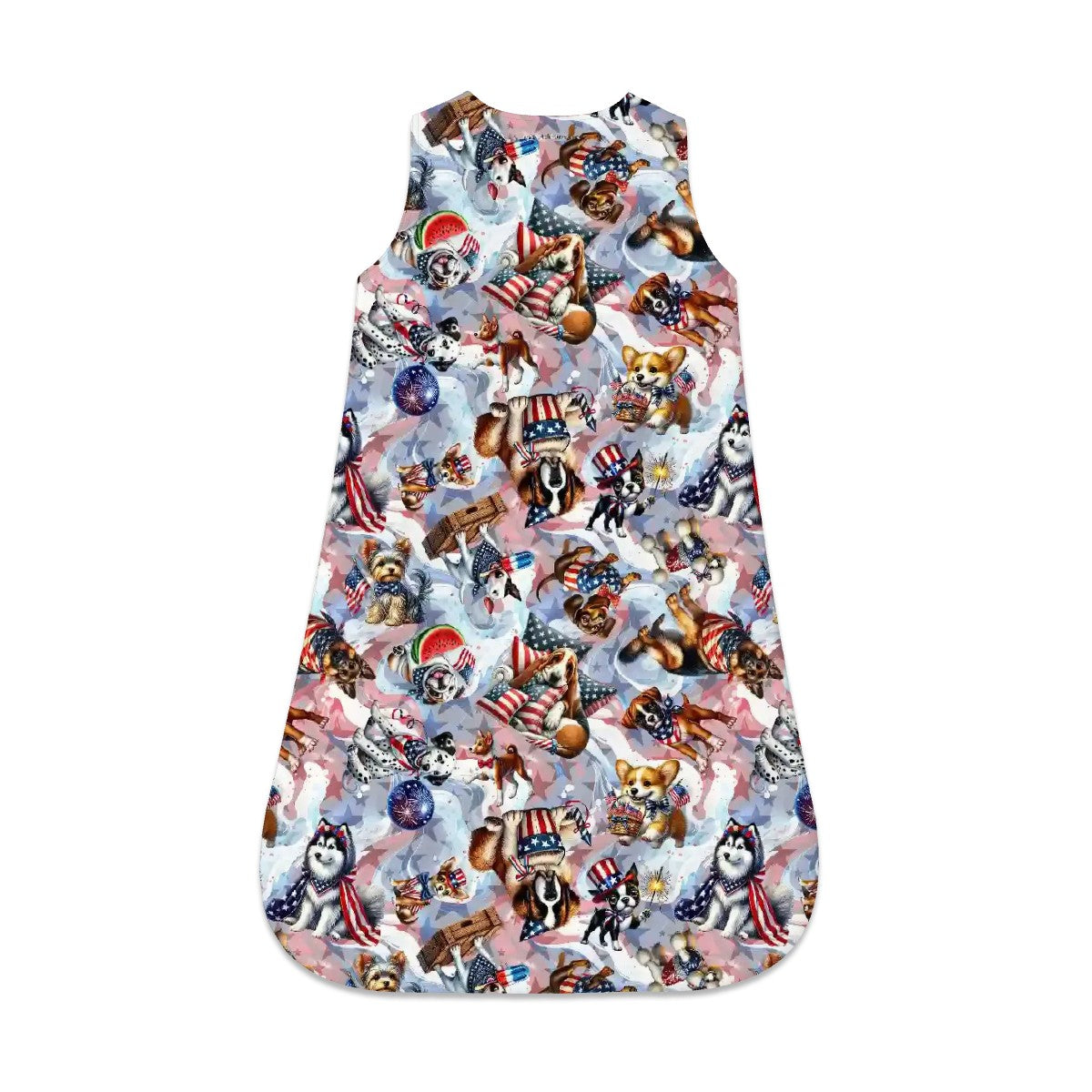 8 Patriotic Designs, Sleeveless Baby Sleep Sack