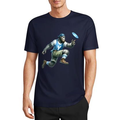DTF 160gsm Cotton Men's Short Sleeve T-shirt (Front Printing)