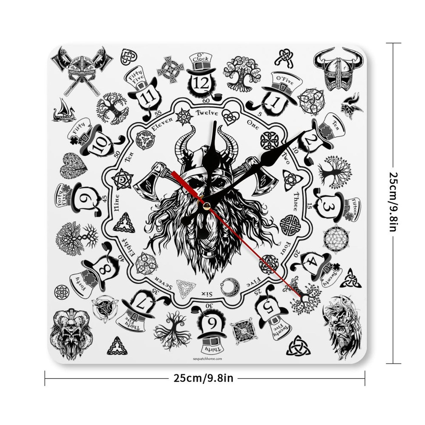 Irish Pride Square Wall Clock