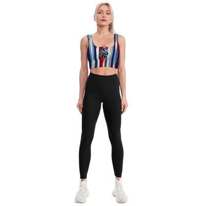 Bigfoot Police, Sasquatch Cop, Traditional Sports Bra, Yoga Top