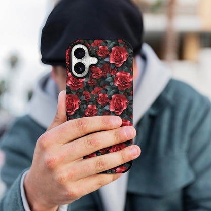 10 Flower Designs, Microfiber iPhone 16 Cases