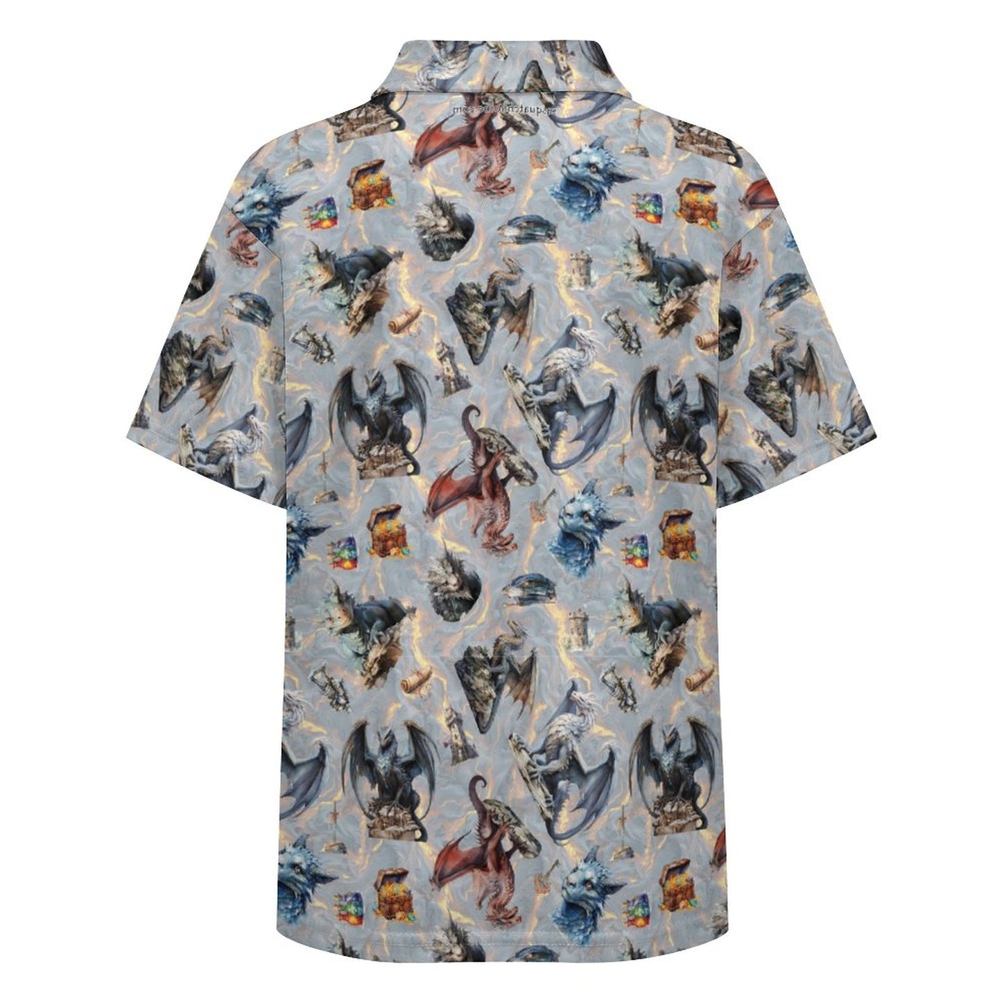 10 Misc Designs, Kids Button Down Polo Shirt