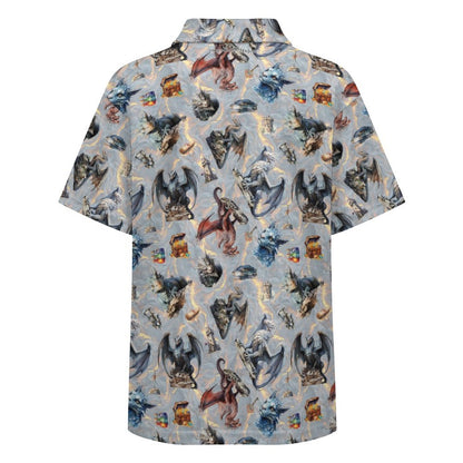 10 Misc Designs, Kids Button Down Polo Shirt