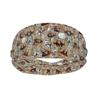 Sports Headband Sweatband - Bigfoot, Sasquatch, Headband, Sweat band, Yowie, Skunk Ape,