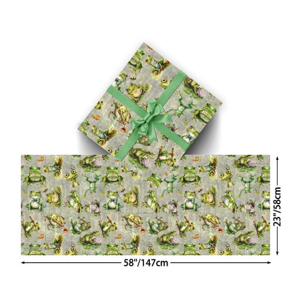 10 Animal Designs, 3 Pack Gift Wrapping Paper Sheets