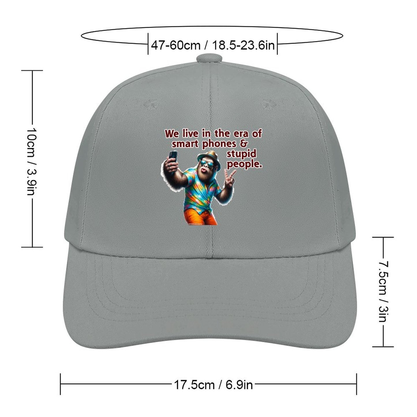 Bigfoot, Sasquatch “We live in the era..", Baseball Cap – 8 Colors
