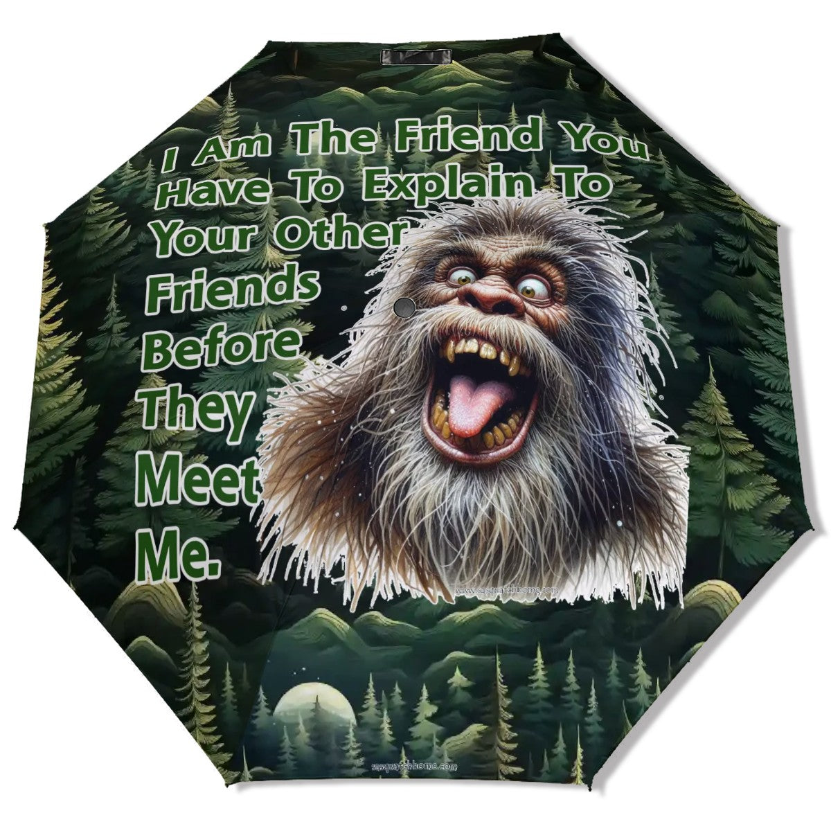 Sasquatch / Bigfoot Designs 38” UV Protection, Water Wicking Umbrella