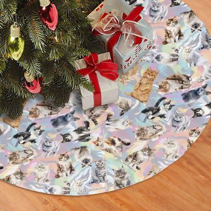 10 Animal Designs, Plush Christmas Tree Skirt