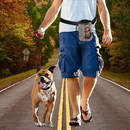 Bigfoot, Sasquatch, "If you find me offensive..." Pet Toy & Treat Pouch / Purse