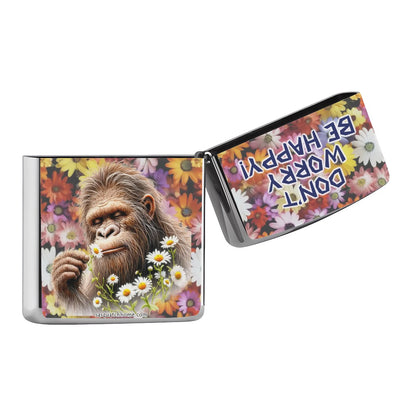 Happy Sasquatch Bigfoot 2024 Metal Lighter Case