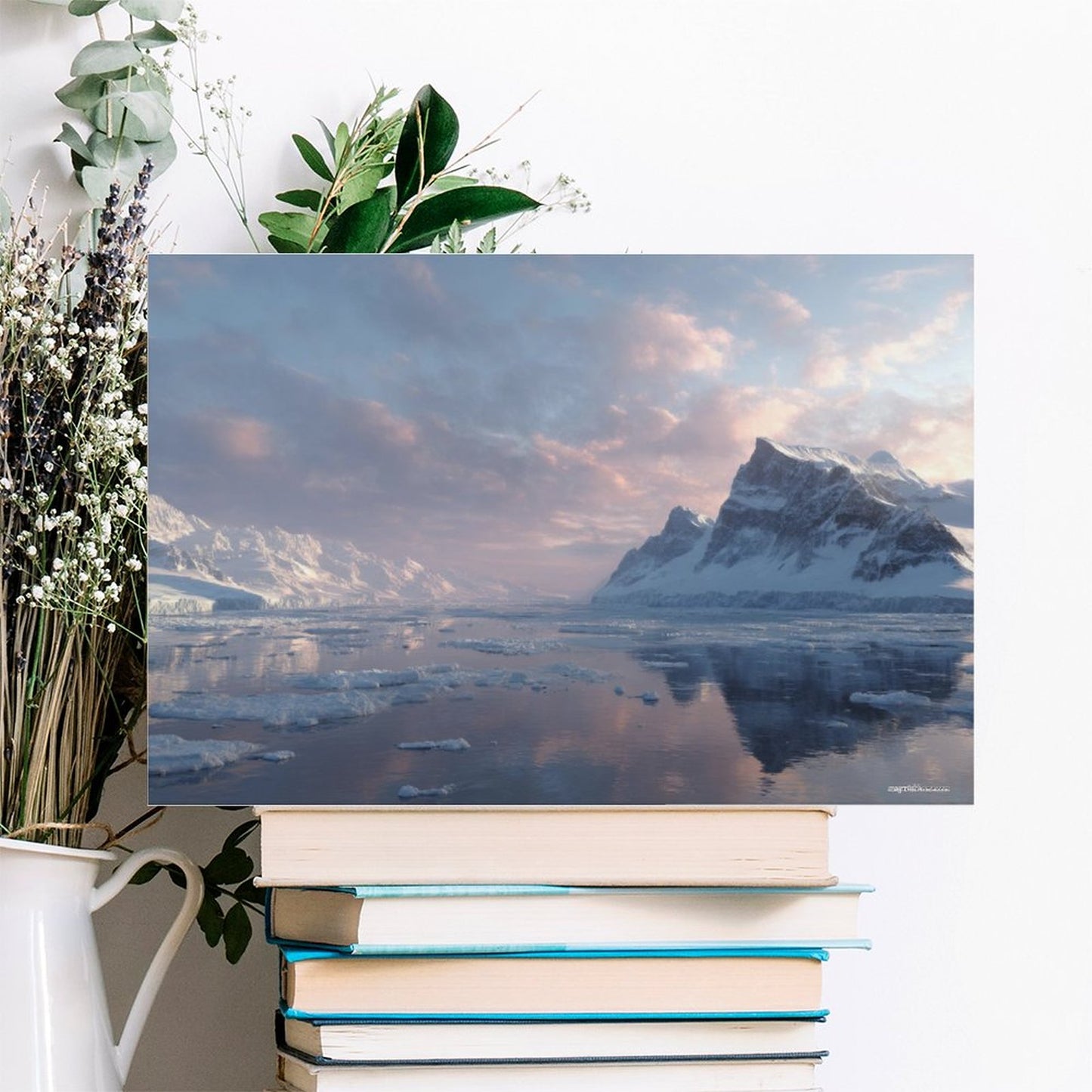Arctic Beauty, Vintage Framed Canvas Art - 2 Sizes – Made in the USA