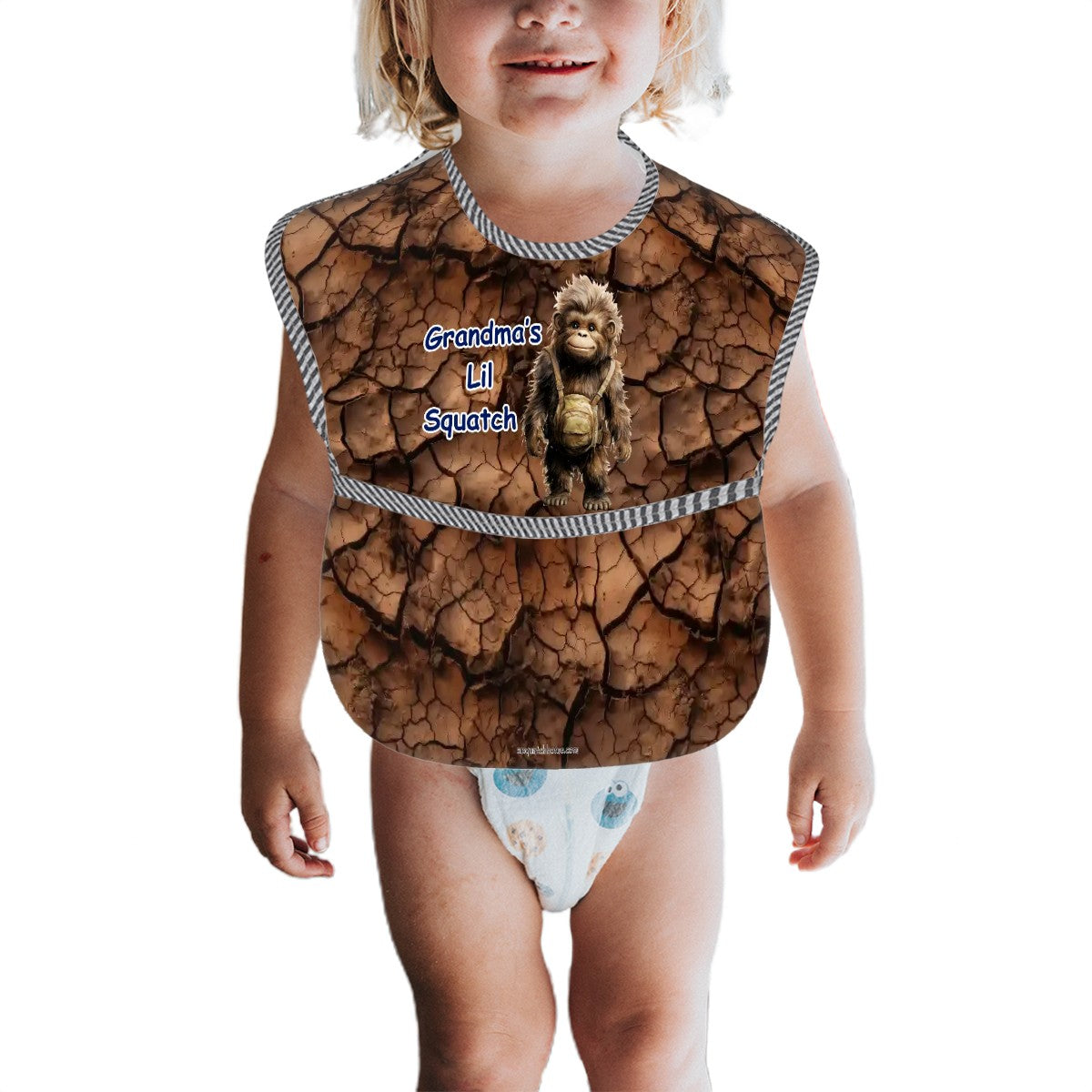 "Grandma's Little Squatch", Baby Bibs Customized Services