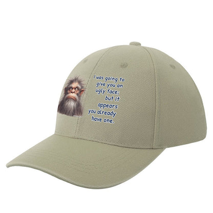 “Sarcastic Sasquatch” Series Polyester Baseball Caps – “I was going to give you…”
