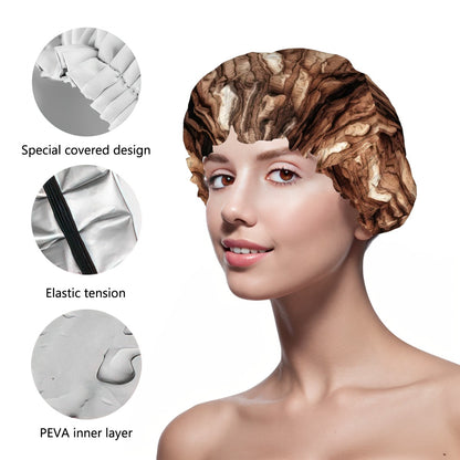 Bigfoot / Sasquatch Blowing Kiss, Reusable Shower Cap