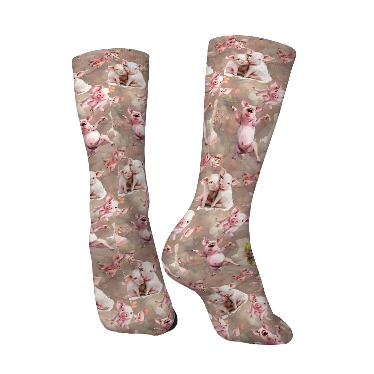 10 Animal Desings, Polyester Crew Socks