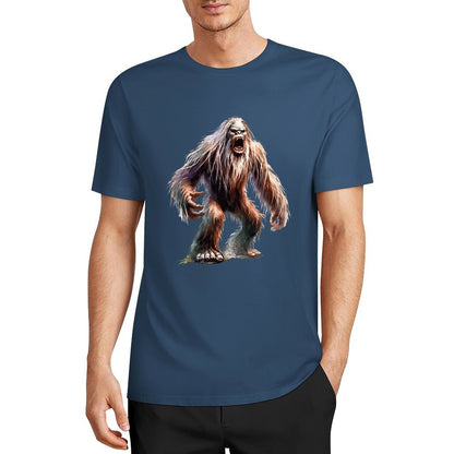 Bigfoot - Sasquatch Scary Short Sleeve Cotton T-Shirt