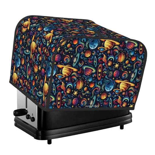 12 Galaxy Outer Space Designs, 4 Slice Toaster Cover