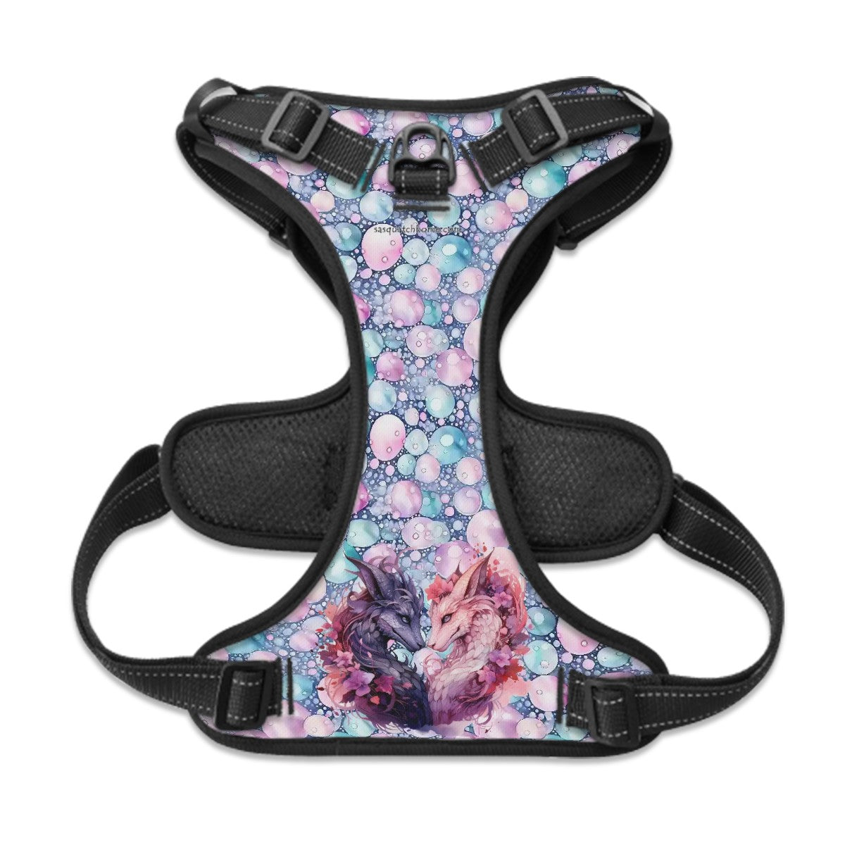 Dragon Love, Oxford Fabric Dog Harness