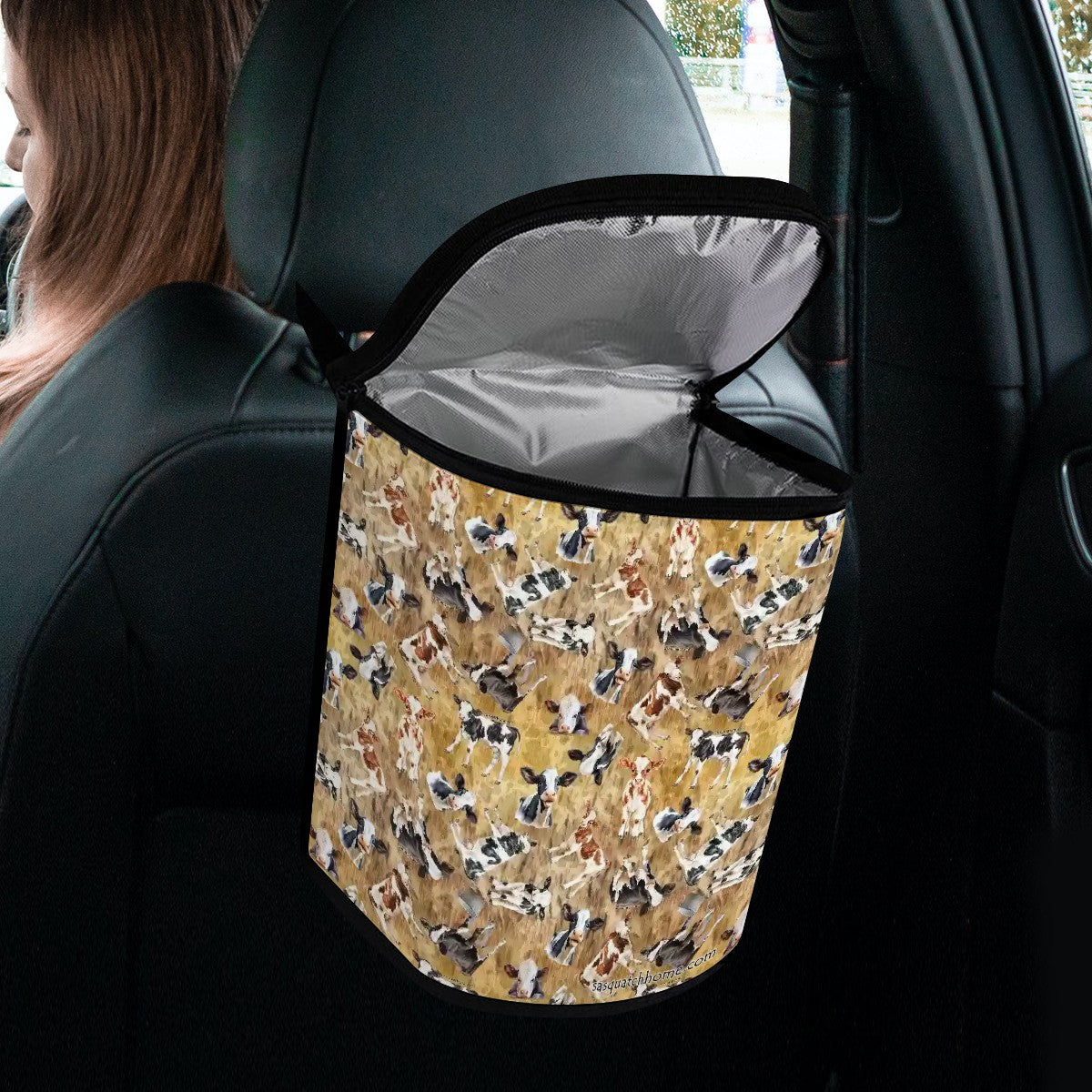 10 Animal Designs, Bucket-Shaped Car Trash Bag