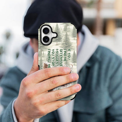 Bigfoot / Sasquatch "If you find me..", Microfiber iPhone 16 Cases