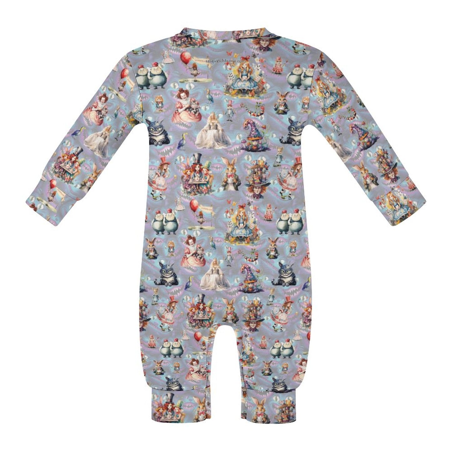 16 Misc Designs, Long Sleeve Baby / Toddler Romper, Faux Cotton