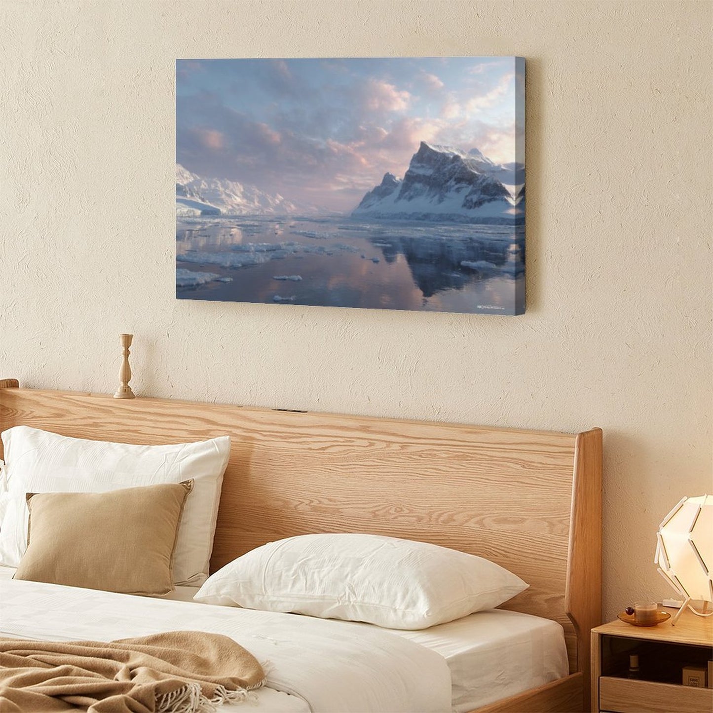 Arctic Beauty, Vintage Framed Canvas Art - 2 Sizes – Made in the USA