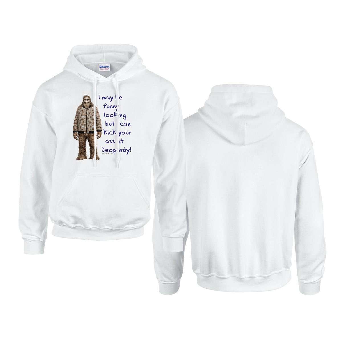 Sasquatch, Bigfoot Design, Gildan 18500 Poly-Cotton Hoodie