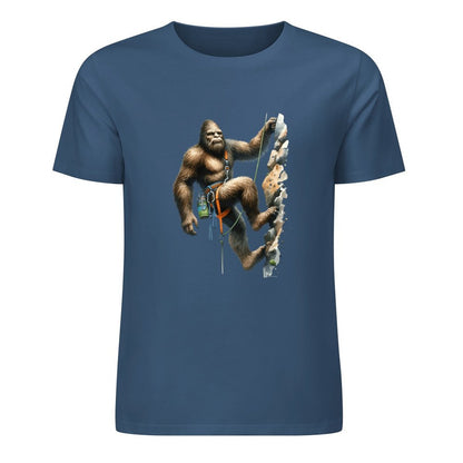 Bigfoot - Sasquatch Rock Climber Short Sleeve Cotton T-Shirt