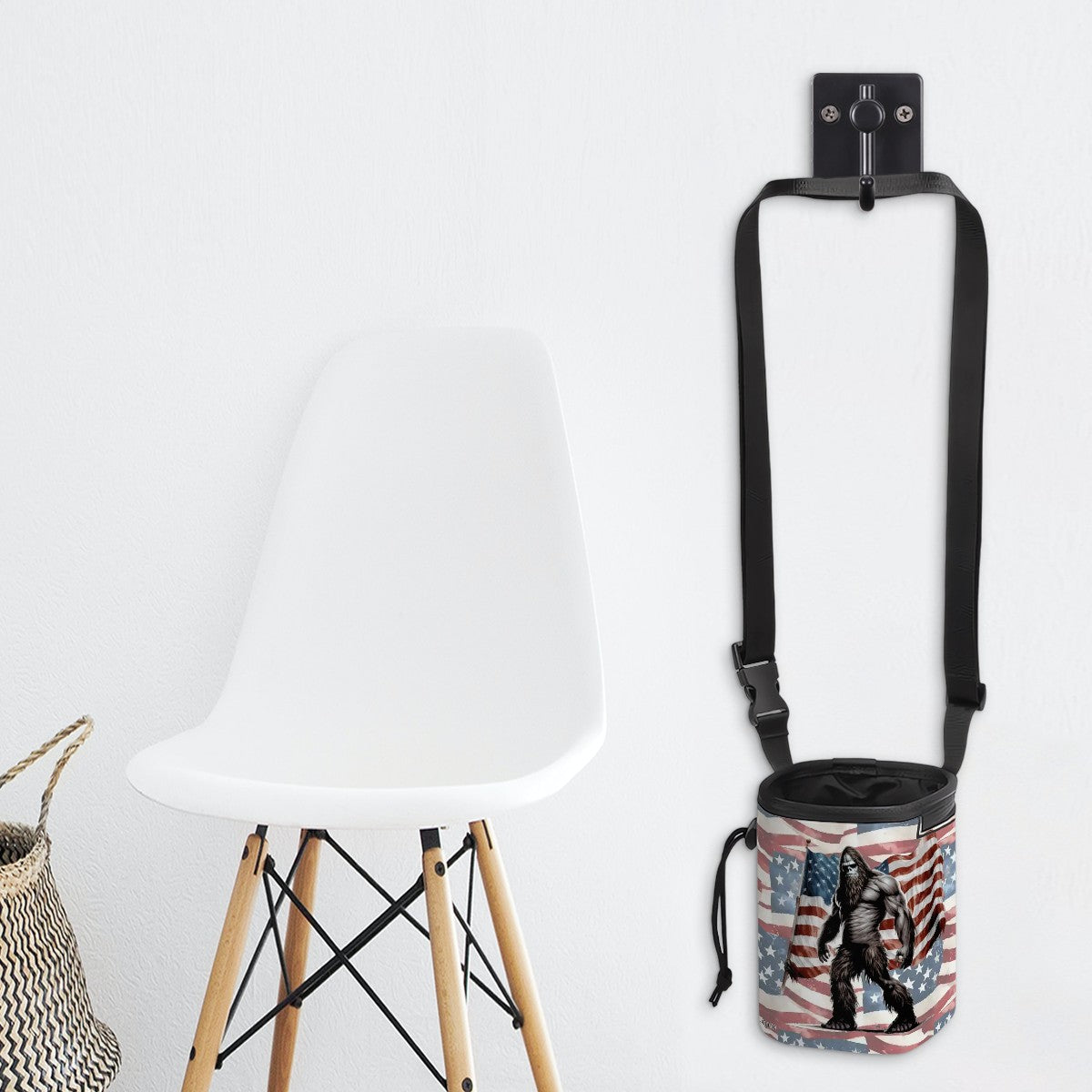 Patriot Sasquatch, Bigfoot Pet Toy & Treat Pouch / Purse