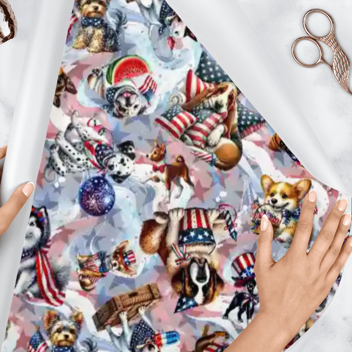 8 Patriotic Designs, 3 Pack Gift Wrapping Paper Sheets