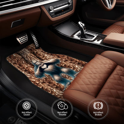 Bigfoot / Sasquatch Love, 4 Piece Auto Floor Mats