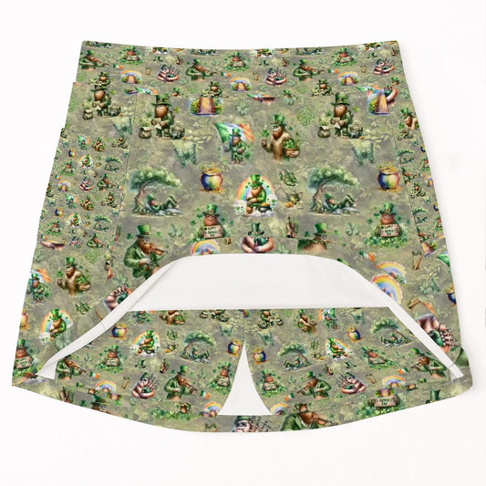 10 Bigfoot / Sasquatch Designs, Women’s Milk Silk Sports Skorts with Pockets